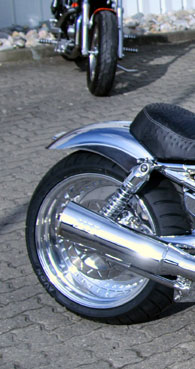 Bikes muss man fhlen- V-ROD Chrome bei Route 66 Cycles