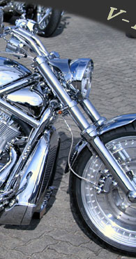 Bikes muss man fhlen- V-ROD Chrome bei Route 66 Cycles